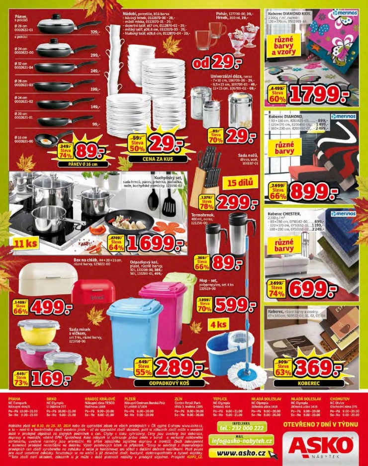 leták Asko nábytek katalog od 9.10.2014 strana 1 leták Asko nábytek katalog od 9.10.2014 strana 1