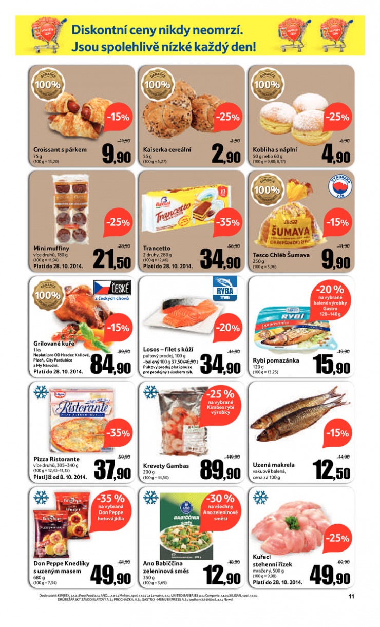leták Tesco velké hypermarkety od 15.10.2014 strana 1 leták Tesco velké hypermarkety od 15.10.2014 strana 1