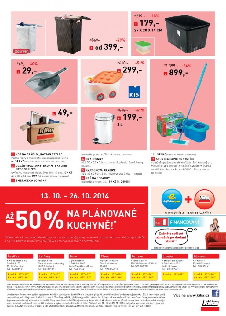 leták Kika Aktuální leták od 13.10.2014 strana 1 leták Kika Aktuální leták od 13.10.2014 strana 1
