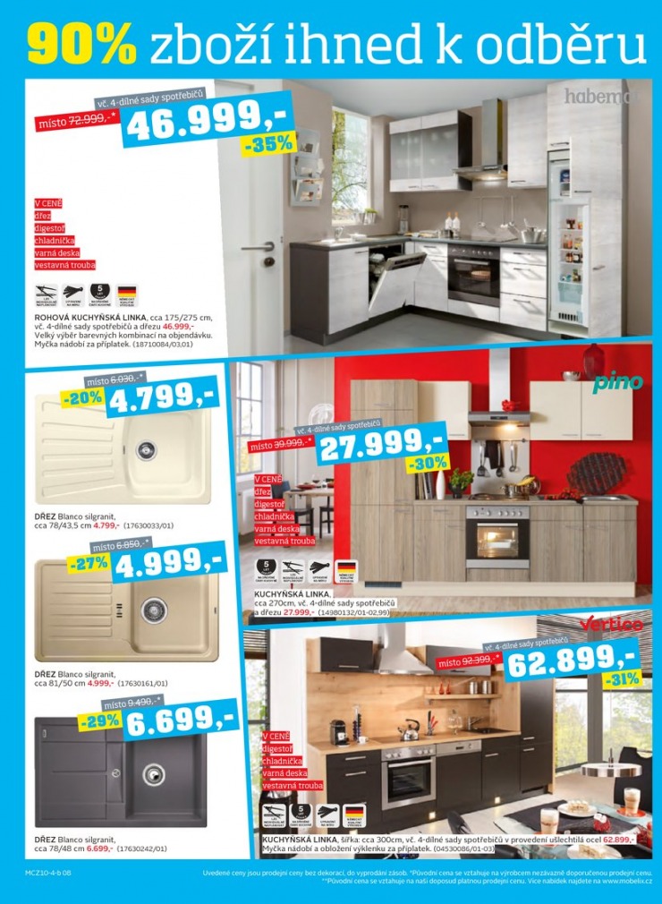 let�k Mobelix Aktu�ln� prospekt od 13.10.2014 strana 1