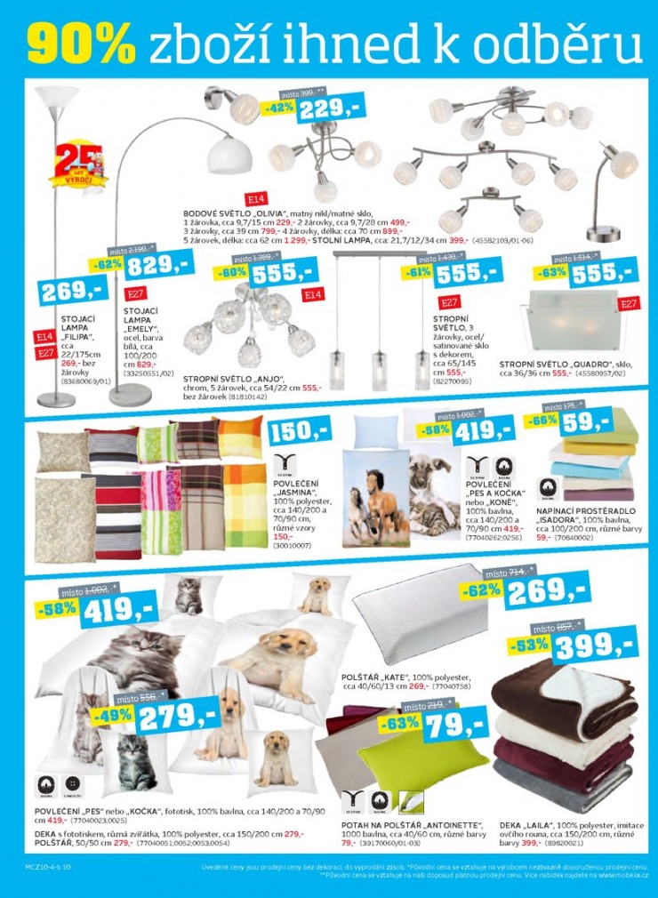 let�k Mobelix Aktu�ln� prospekt od 13.10.2014 strana 1