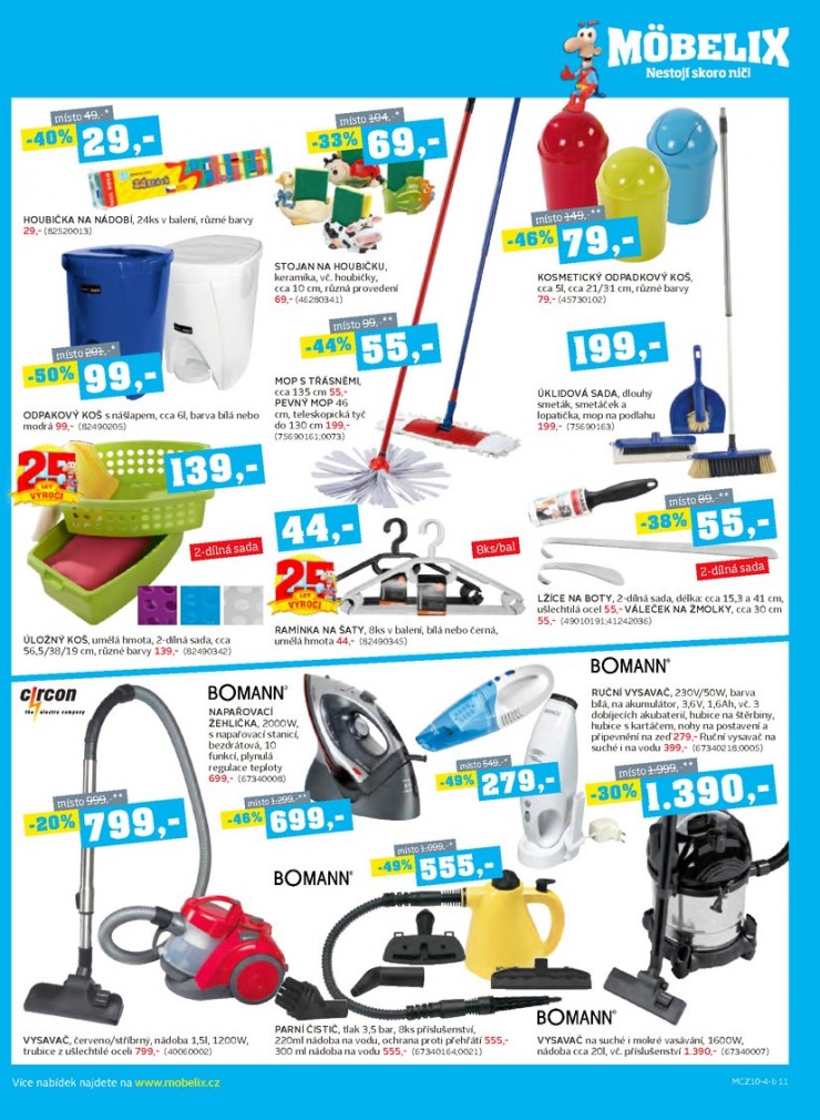 let�k Mobelix Aktu�ln� prospekt od 13.10.2014 strana 1