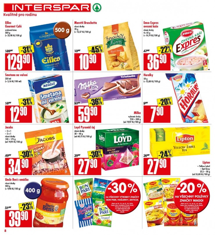 leták Interspar Akční nabídka od 15.10.2014  strana 1 leták Interspar Akční nabídka od 15.10.2014 strana 1