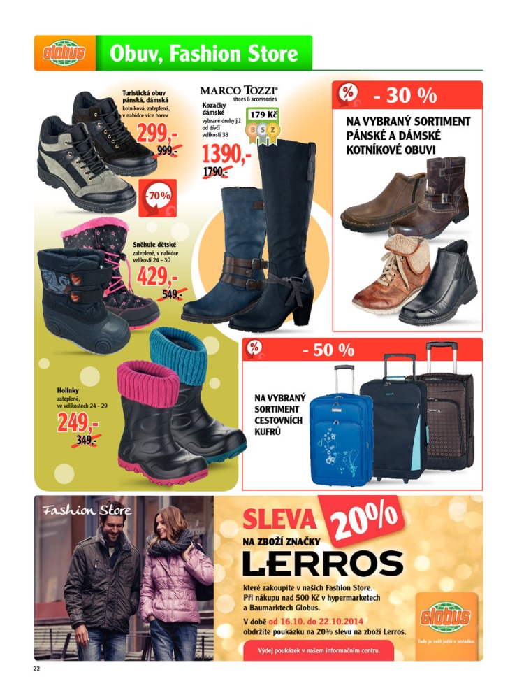 leták Globus Naše noviny od 16.10.2014 strana 1 leták Globus Naše noviny od 16.10.2014 strana 1