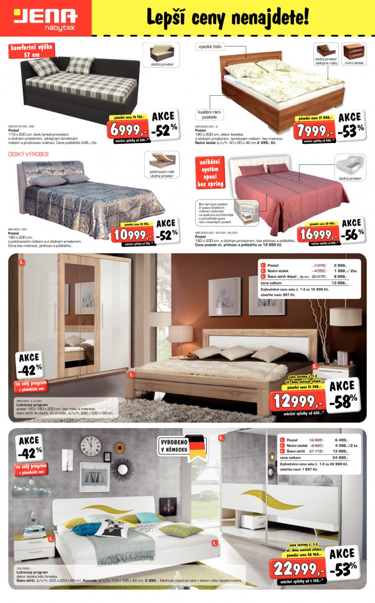 leták Jena nábytek Aktuální leták od 15.10.2014 strana 1 leták Jena nábytek Aktuální leták od 15.10.2014 strana 1