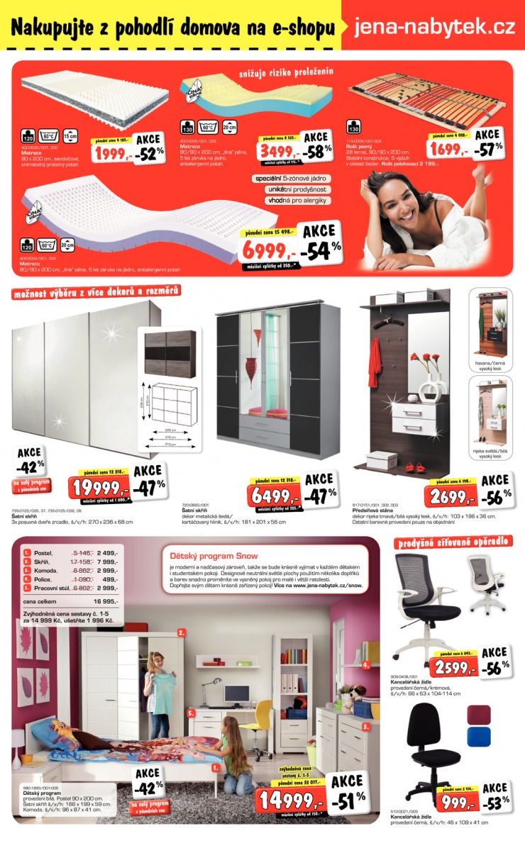 leták Jena nábytek Aktuální leták od 15.10.2014 strana 1 leták Jena nábytek Aktuální leták od 15.10.2014 strana 1