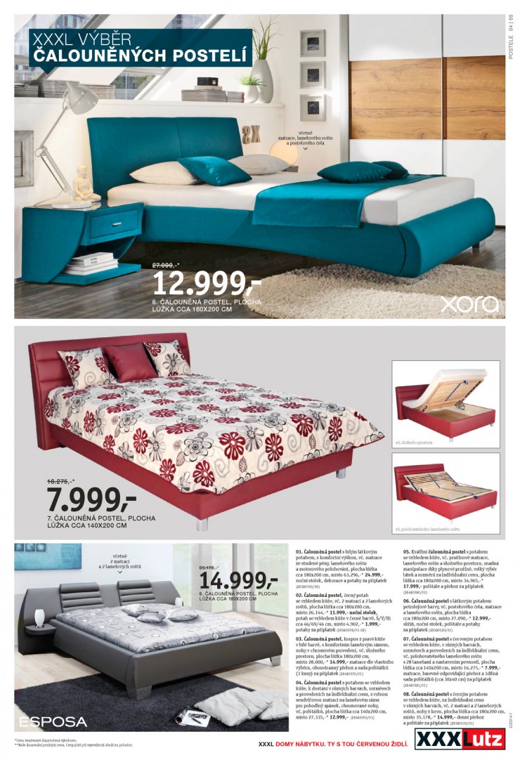 let�k XXXLutz Postele od 13.10.2014 strana 1