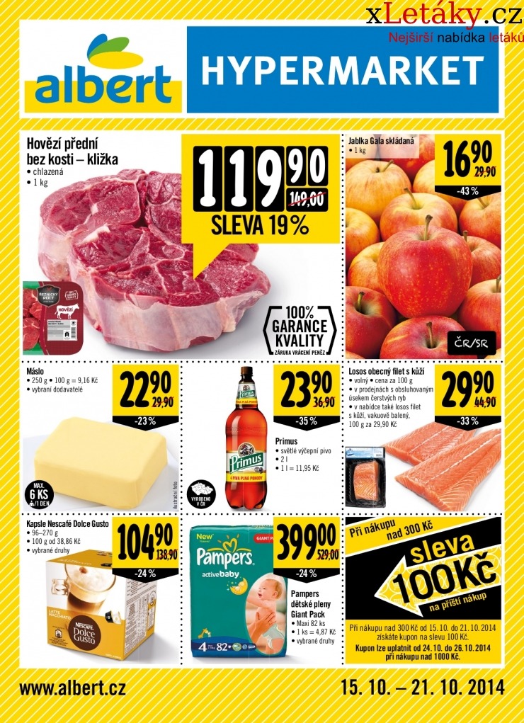 leták Albert Hypermarket leták strana 1 leták Albert Hypermarket leták strana 1