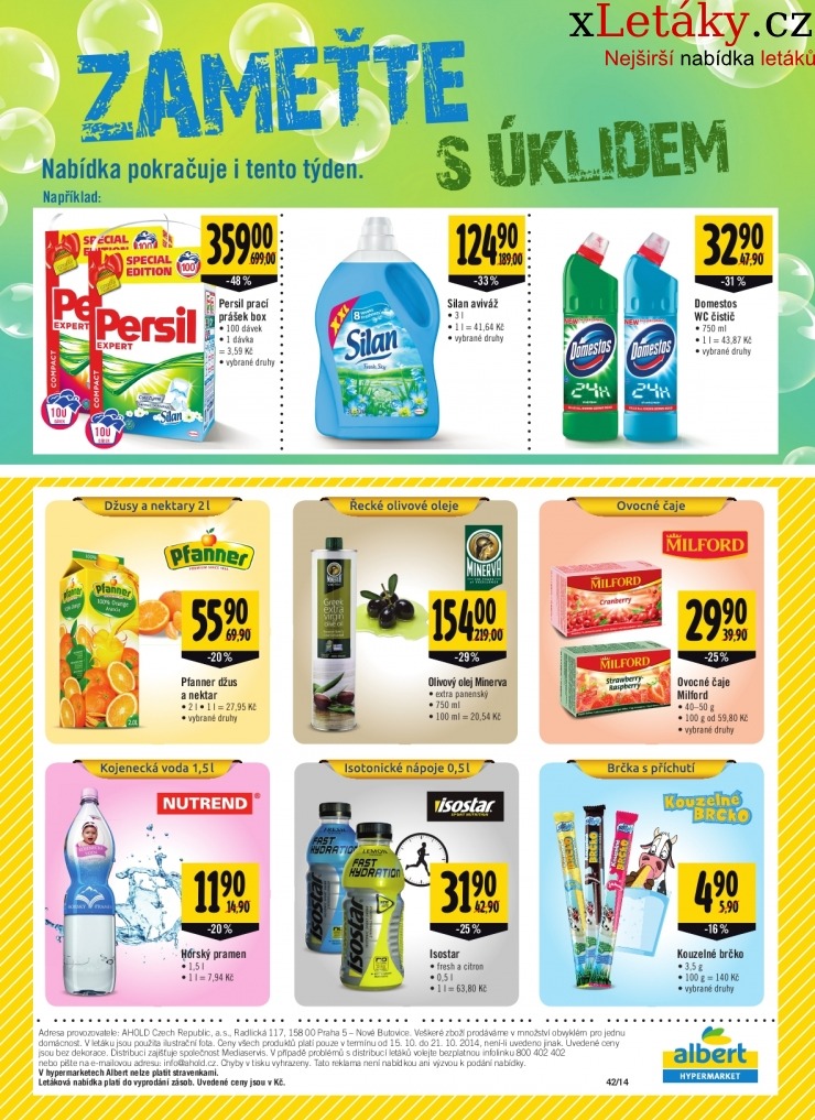 leták Albert Hypermarket leták strana 1 leták Albert Hypermarket leták strana 1