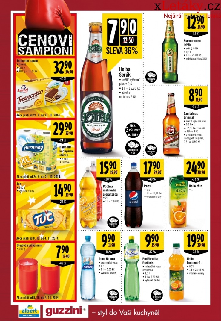 leták Albert Hypermarket leták strana 1 leták Albert Hypermarket leták strana 1