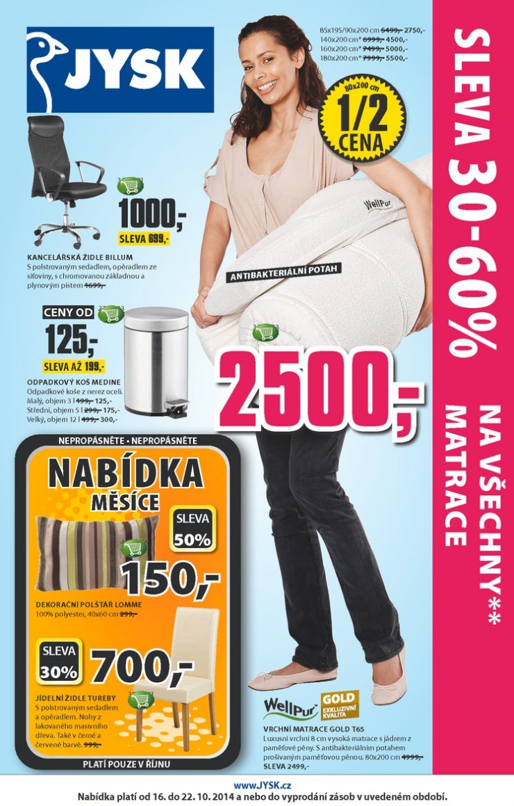 letk Jysk Nabdka tdne od 16.10.2014 strana 1