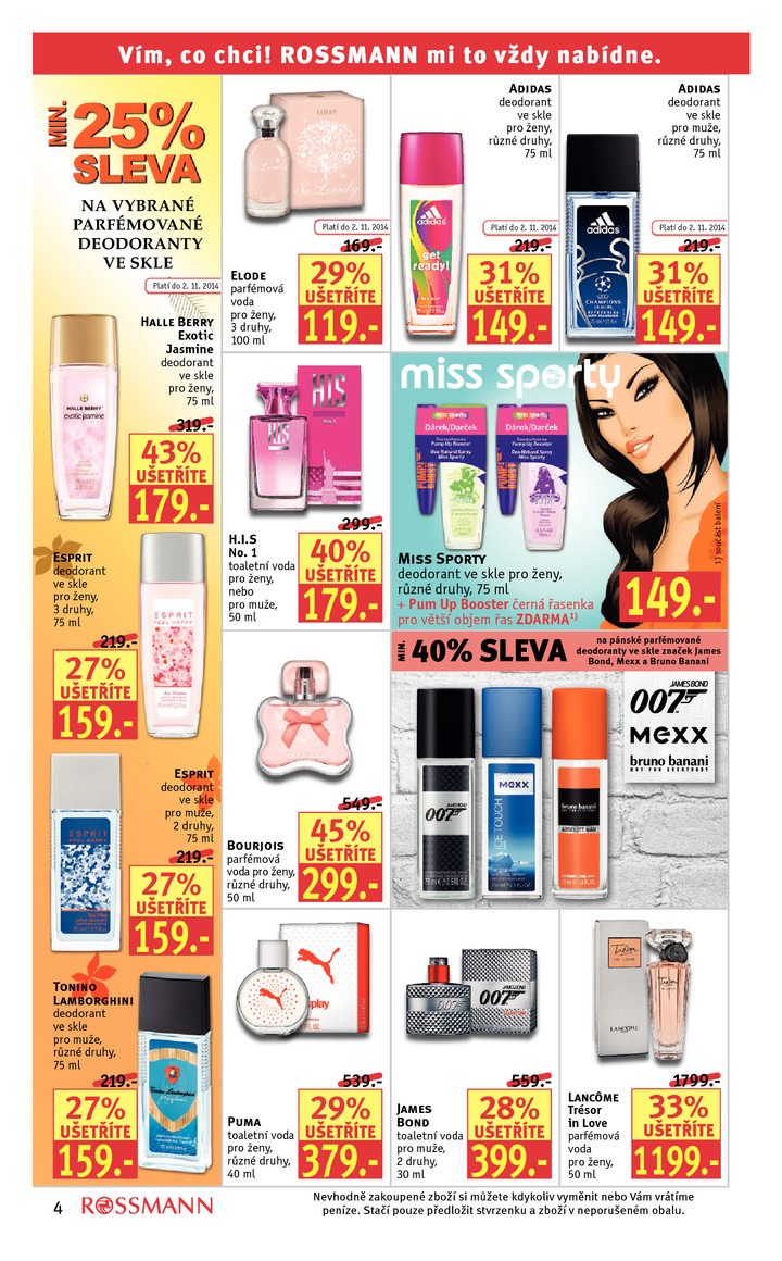leták Rossmann Leták od 20.10.2014 strana 1 leták Rossmann Leták od 20.10.2014 strana 1
