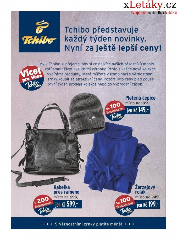leták Tchibo leták strana 1 leták Tchibo leták strana 1