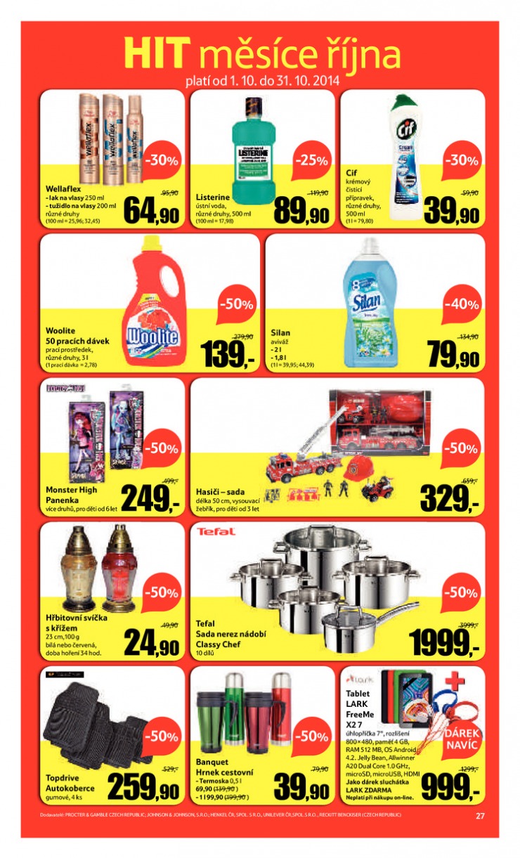 leták Tesco velké hypermarkety od 22.10.2014 strana 1 leták Tesco velké hypermarkety od 22.10.2014 strana 1