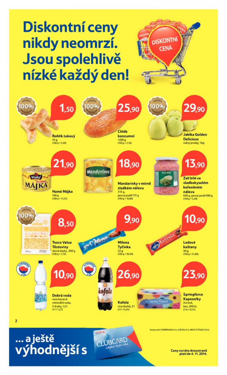 leták Tesco supermarkety od 22.10.2014 strana 1 leták Tesco supermarkety od 22.10.2014 strana 1