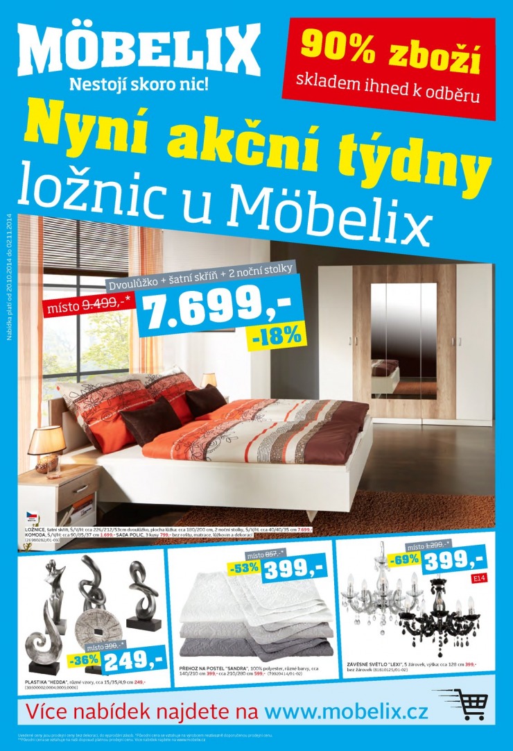 letk Mobelix Aktuln prospekt od 20.10.2014 strana 1