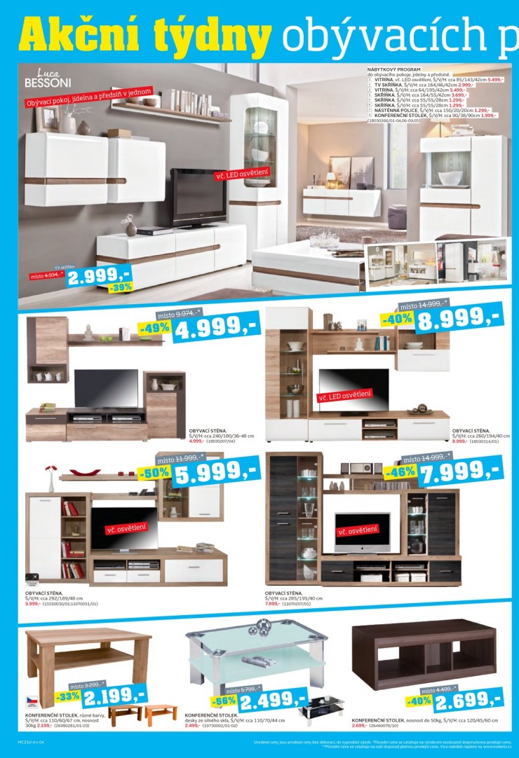 let�k Mobelix Aktu�ln� prospekt od 20.10.2014 strana 1