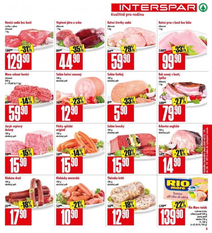 leták Interspar Akční nabídka od 22.10.2014 strana 1 leták Interspar Akční nabídka od 22.10.2014 strana 1