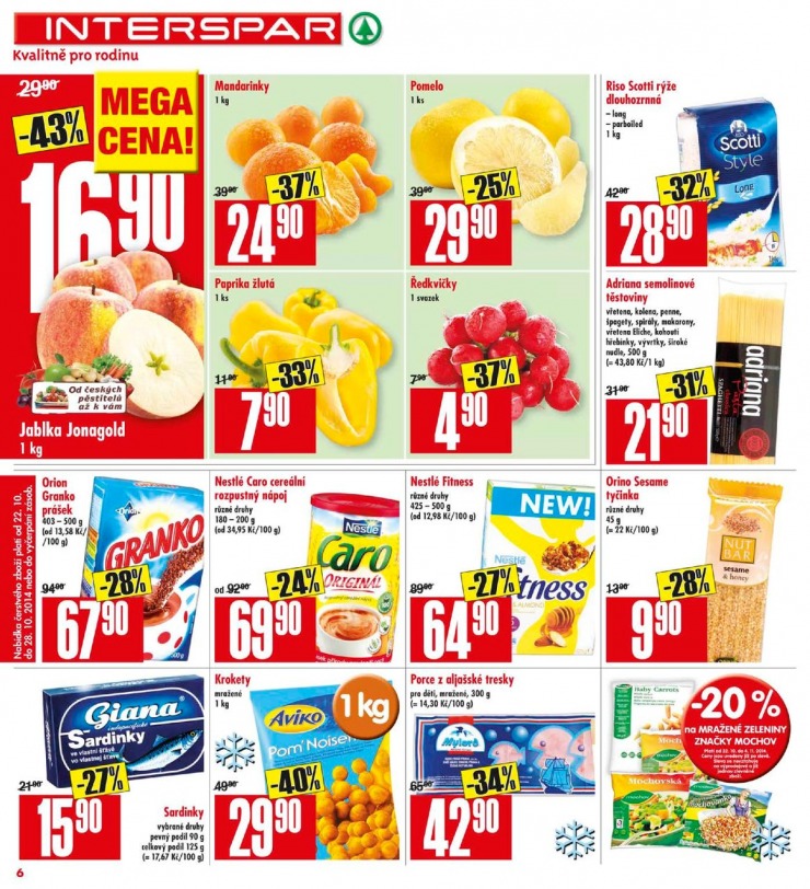 leták Interspar Akční nabídka od 22.10.2014 strana 1 leták Interspar Akční nabídka od 22.10.2014 strana 1
