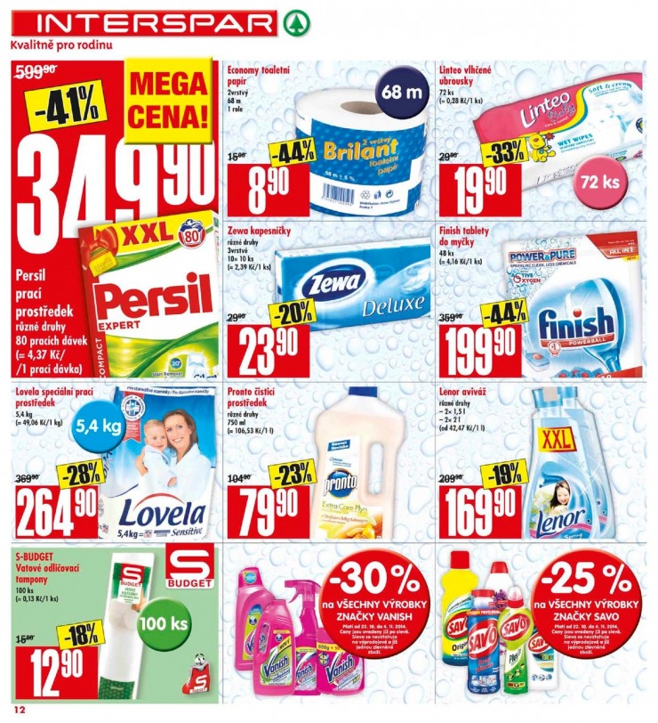 leták Interspar Akční nabídka od 22.10.2014 strana 1 leták Interspar Akční nabídka od 22.10.2014 strana 1