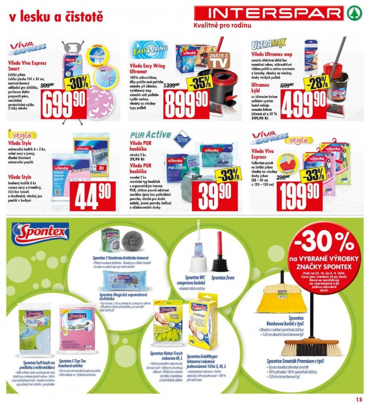 leták Interspar Akční nabídka od 22.10.2014 strana 1 leták Interspar Akční nabídka od 22.10.2014 strana 1