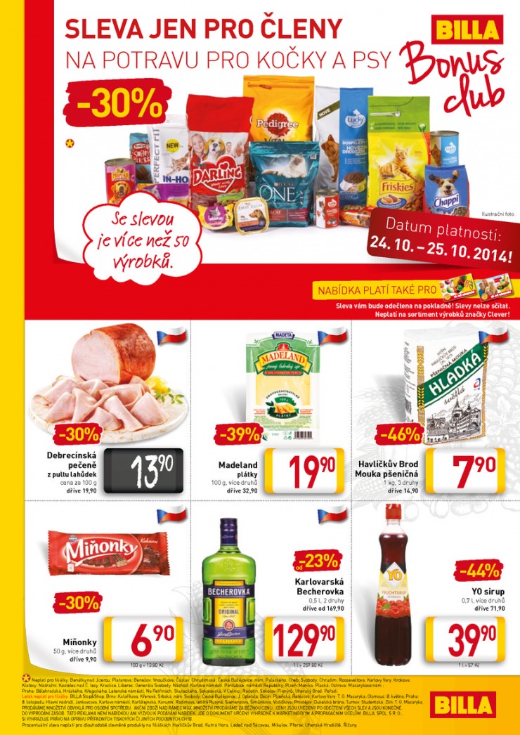 leták Billa velký od 22.10.2014 strana 1 leták Billa velký od 22.10.2014 strana 1