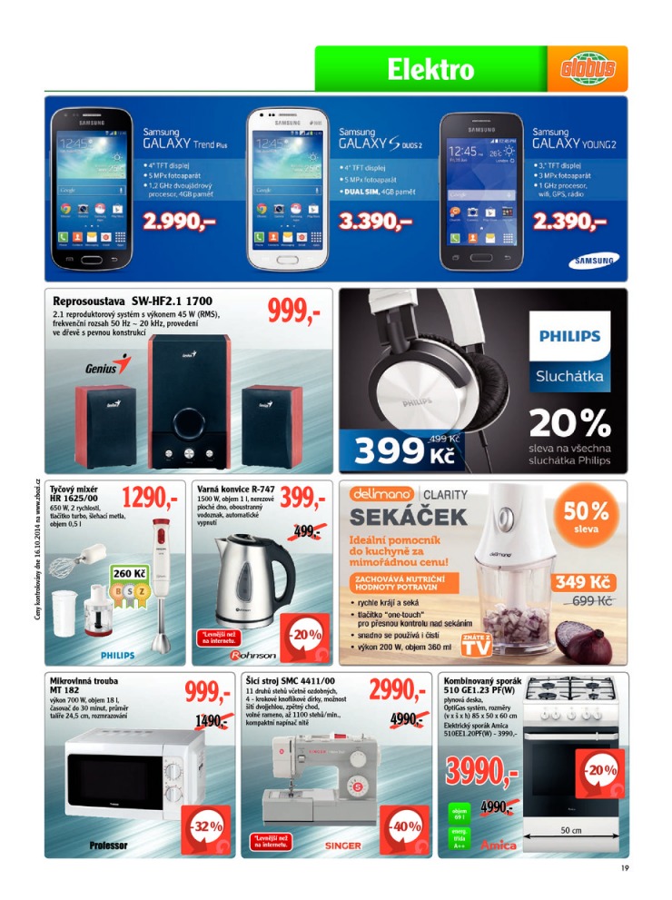 leták Globus Naše noviny od 23.10.2014 strana 1 leták Globus Naše noviny od 23.10.2014 strana 1