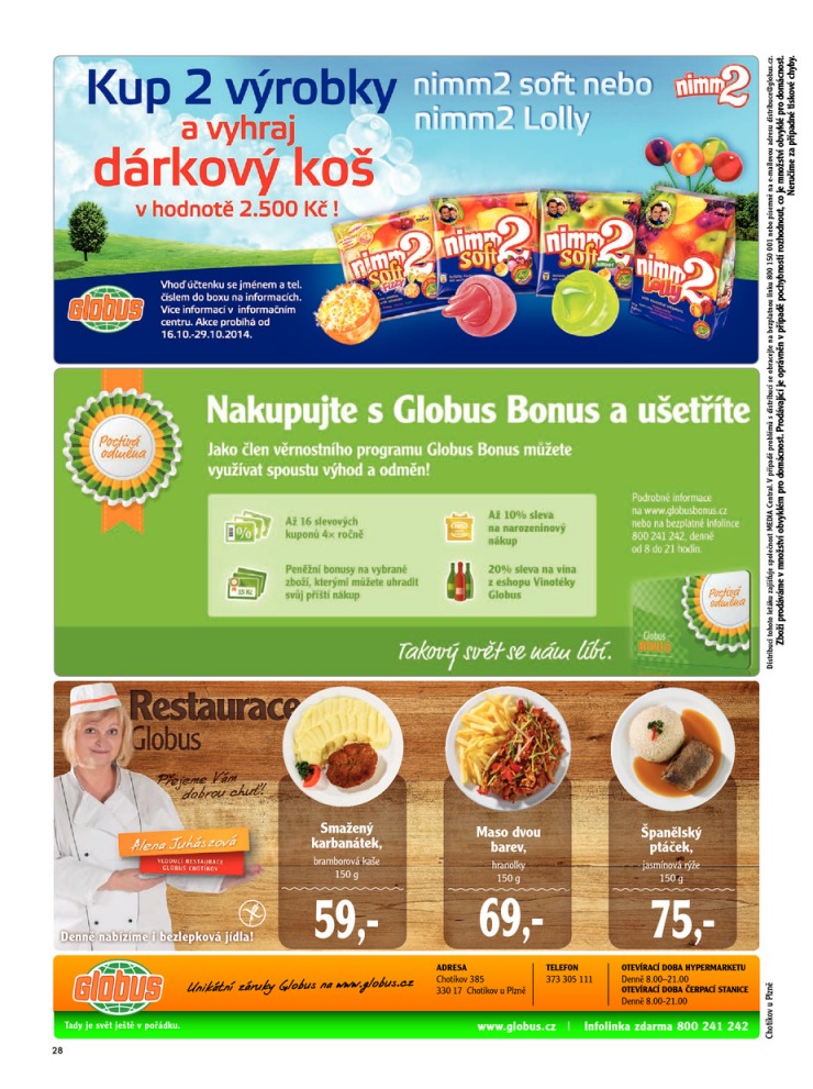 letk Globus Nae noviny od 23.10.2014 strana 1