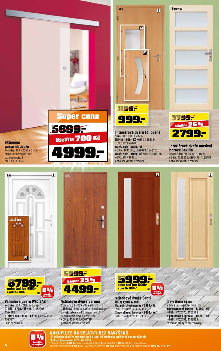 leták OBI Aktuální leták od 23.10.2014 strana 1 leták OBI Aktuální leták od 23.10.2014 strana 1