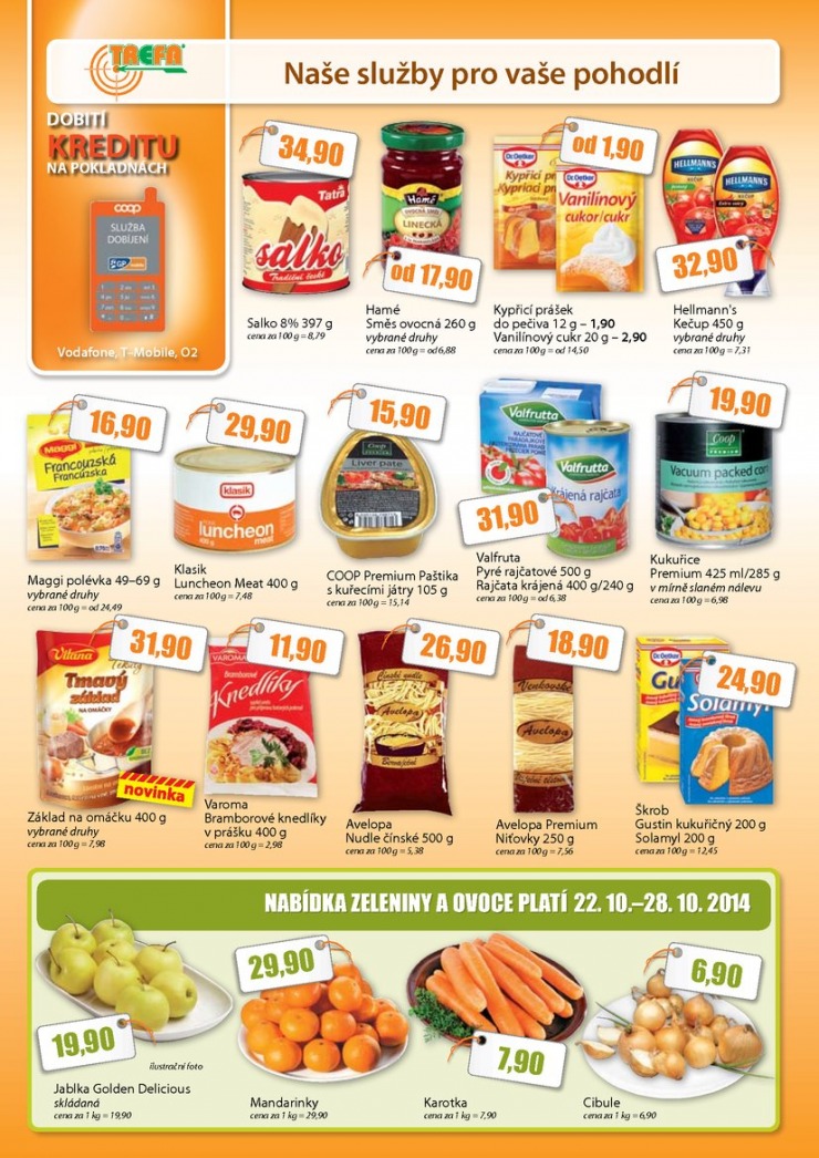 let�k COOP Trefa od 22.10.2014 strana 1