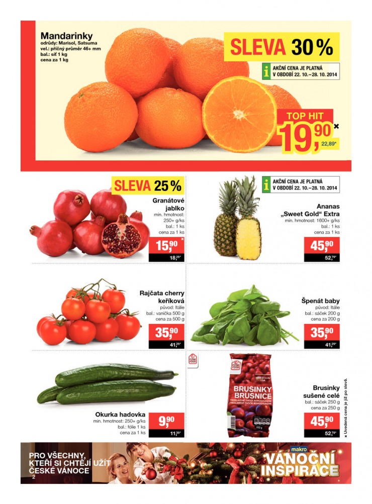 leták Makro Potraviny od 22.10.2014 strana 1 leták Makro Potraviny od 22.10.2014 strana 1