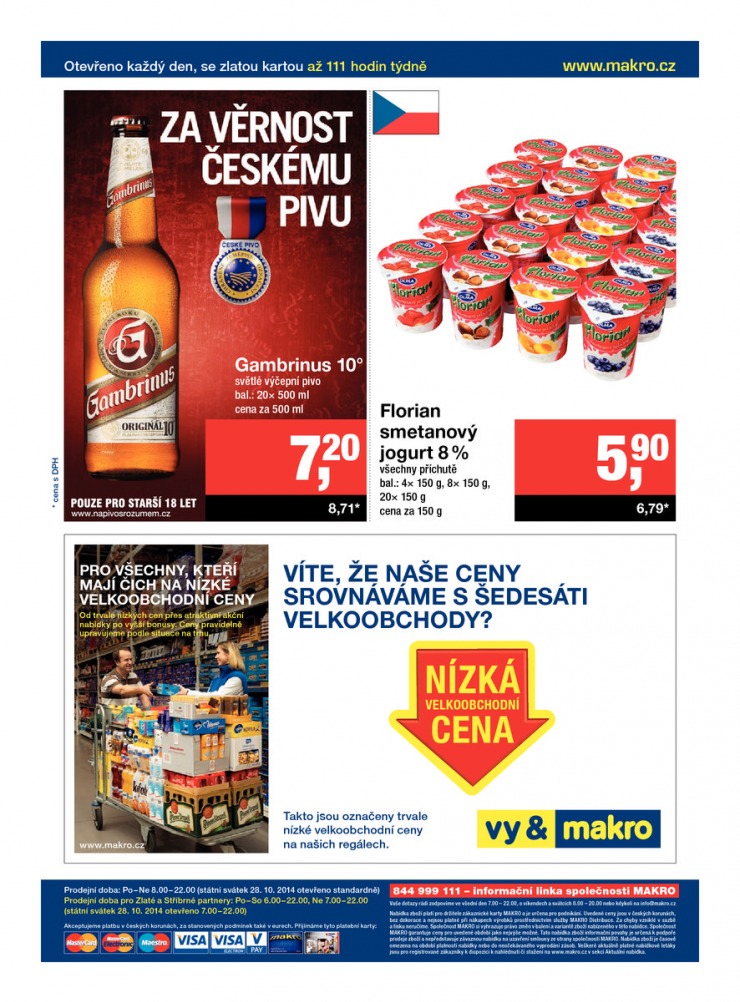 leták Makro Maloobchod od 22.10.2014 strana 1 leták Makro Maloobchod od 22.10.2014 strana 1