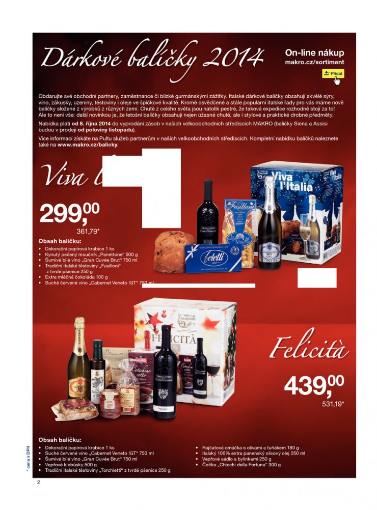 leták Makro Vánoční dárky od 22.10.2014 strana 1 leták Makro Vánoční dárky od 22.10.2014 strana 1