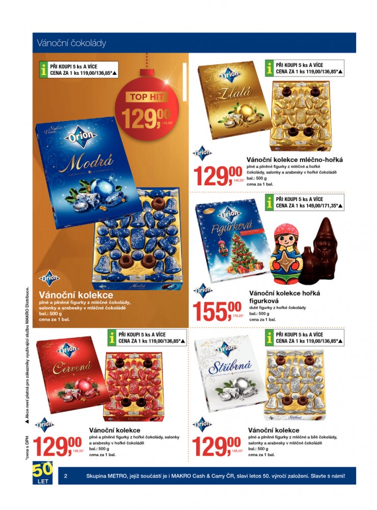 leták Makro Vánoční čokolády od 22.10.2014 strana 1 leták Makro Vánoční čokolády od 22.10.2014 strana 1