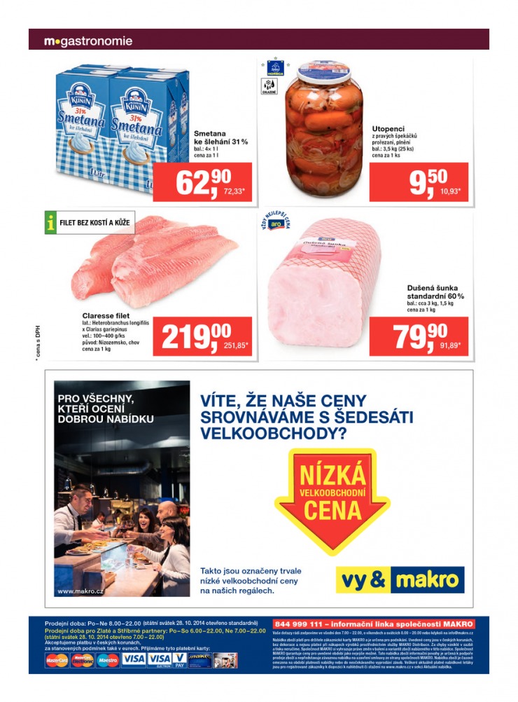 leták Makro Gastronomie čerstvé od 22.10.2014 strana 1 leták Makro Gastronomie čerstvé od 22.10.2014 strana 1