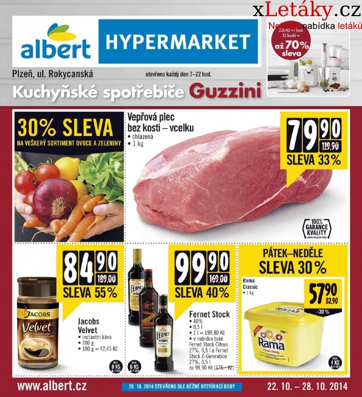 leták Albert Hypermarket leták strana 1 leták Albert Hypermarket leták strana 1