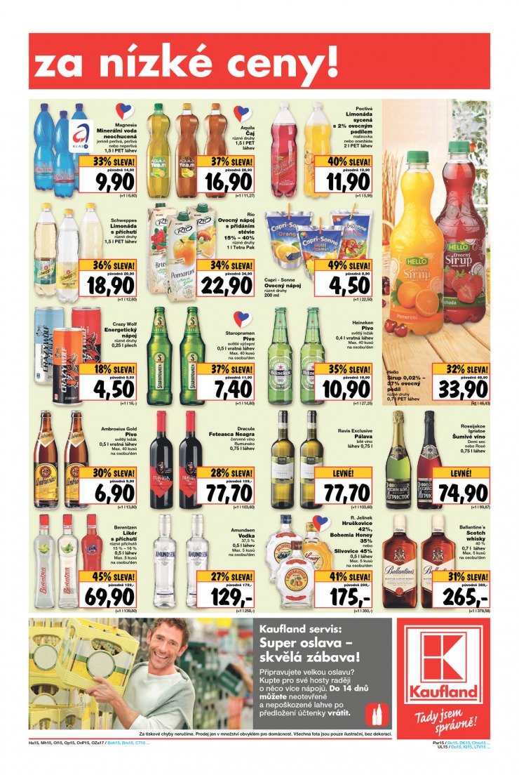 let�k Kaufland Aktu�ln� nab�dka od 23.10.2014 strana 1
