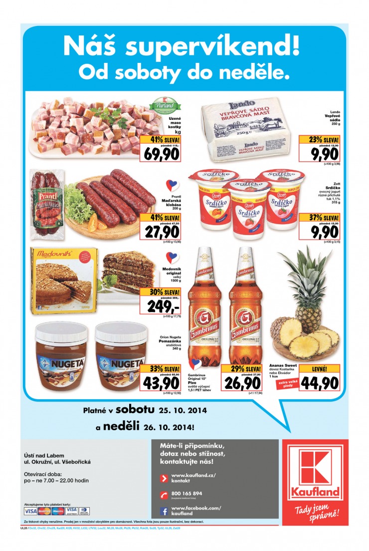 leták Kaufland Aktuální nabídka od 23.10.2014 strana 1 leták Kaufland Aktuální nabídka od 23.10.2014 strana 1