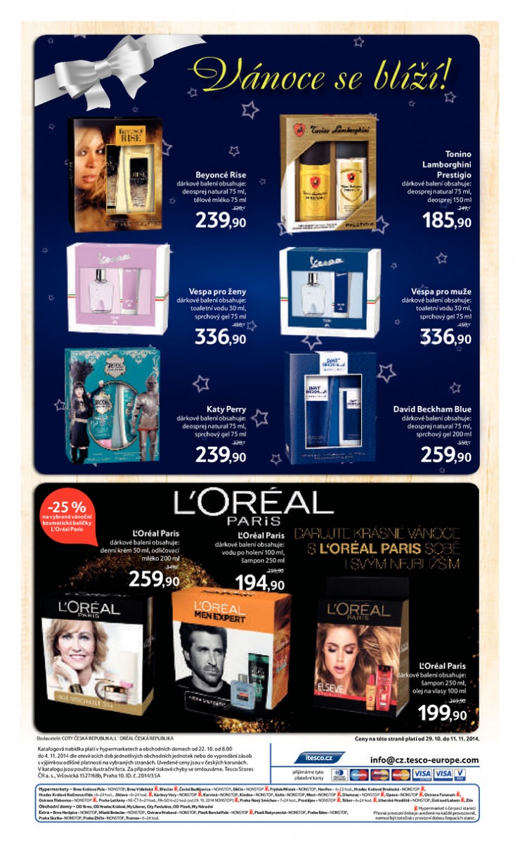 leták Tesco Oblíbené značky od 22.10.2014 strana 1 leták Tesco Oblíbené značky od 22.10.2014 strana 1