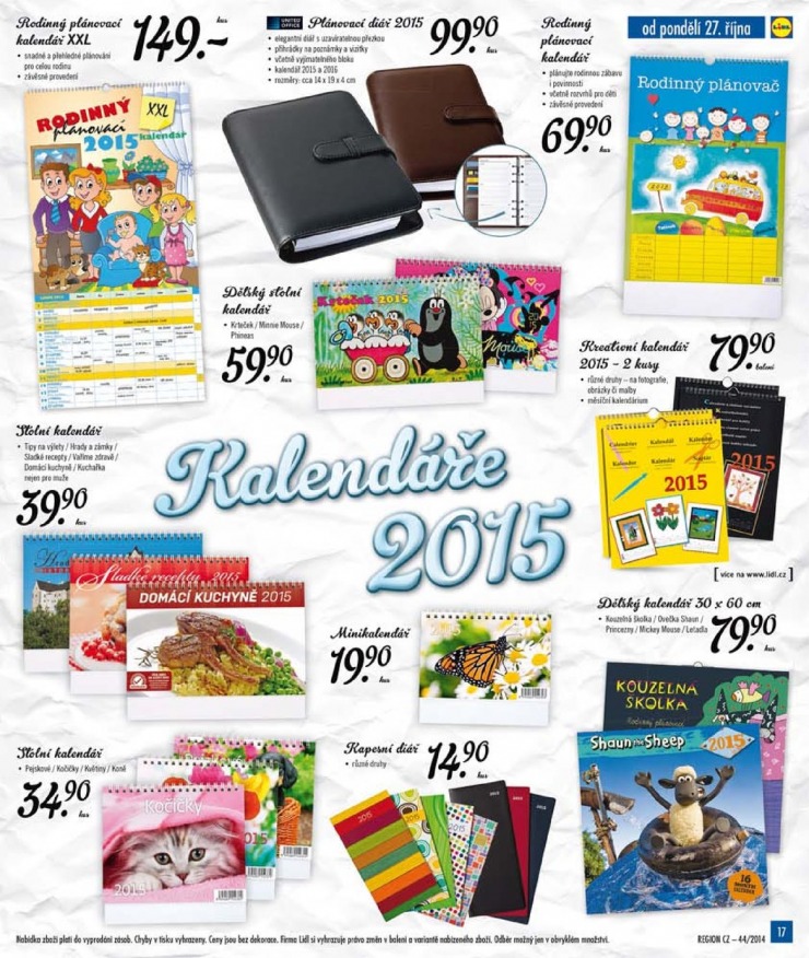 leták Lidl Akční nabídka od 27.10.2014 strana 1 leták Lidl Akční nabídka od 27.10.2014 strana 1