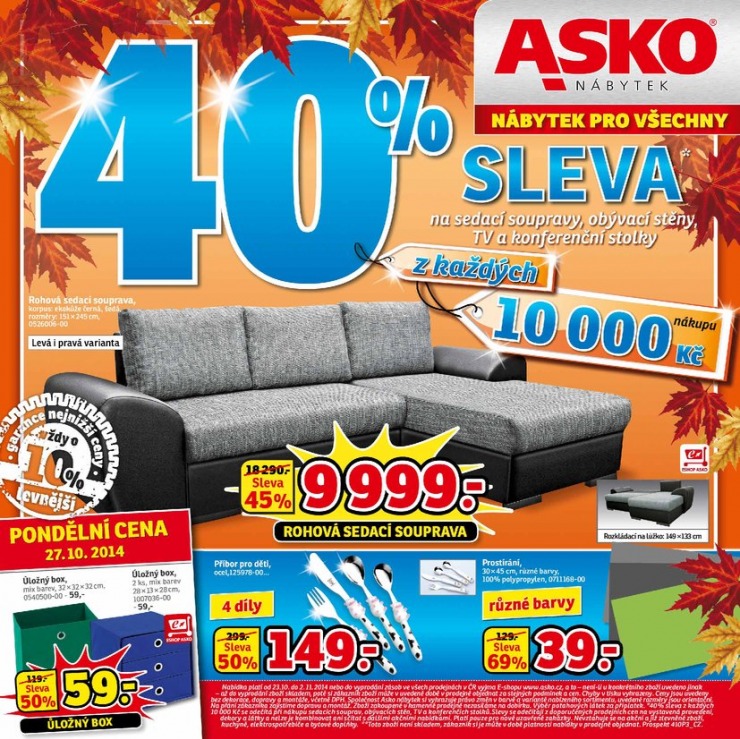 letk Asko nbytek katalog od 23.10.2014 strana 1