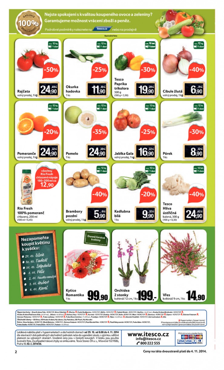 leták Tesco velké hypermarkety od 29.10.2014 strana 1 leták Tesco velké hypermarkety od 29.10.2014 strana 1