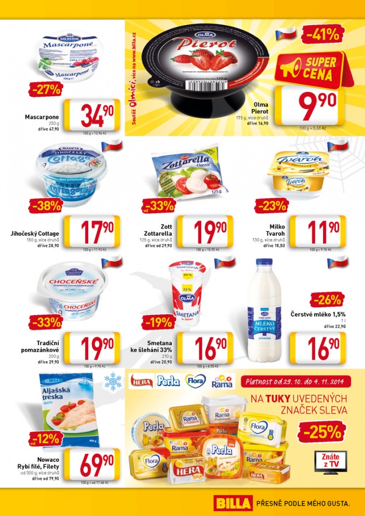 let�k Billa velk� od 29.10.2014 strana 1