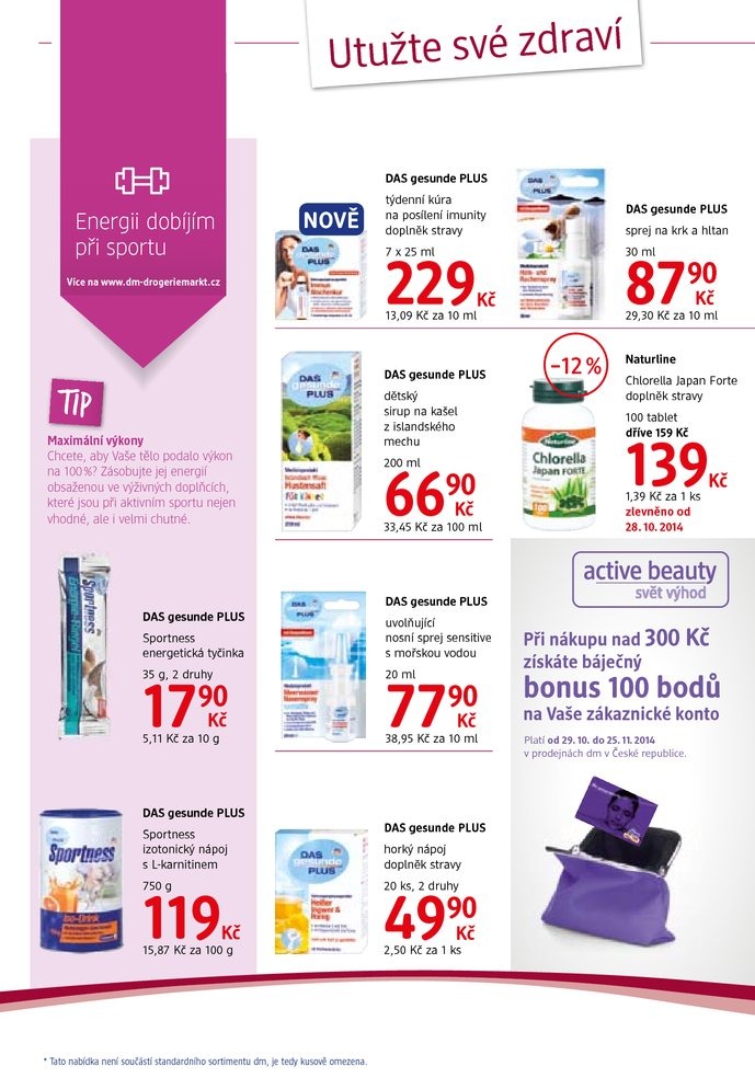 leták DM drogerie Journal od 29.10.2014 strana 1 leták DM drogerie Journal od 29.10.2014 strana 1