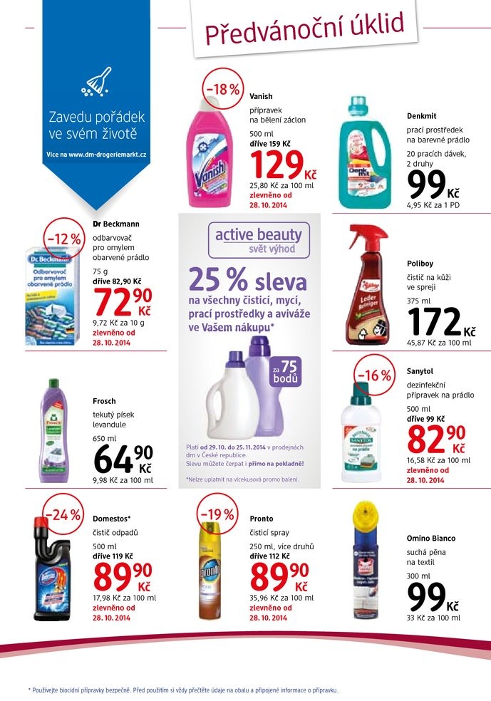 leták DM drogerie Journal 2. část od 29.10.2014 strana 1 leták DM drogerie Journal 2. část od 29.10.2014 strana 1