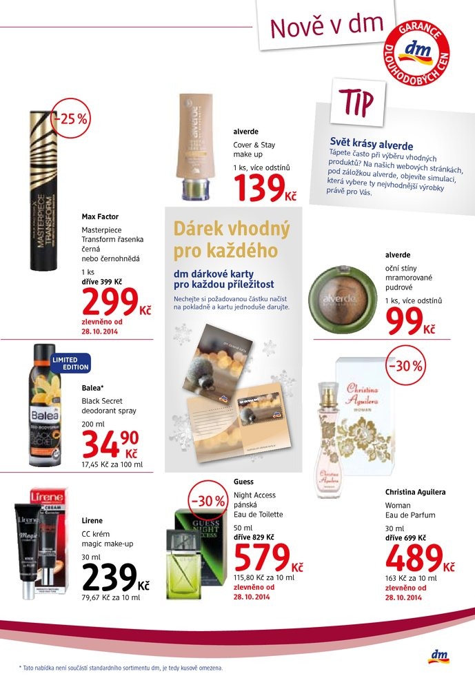 let�k DM drogerie Journal 2. ��st od 29.10.2014 strana 1