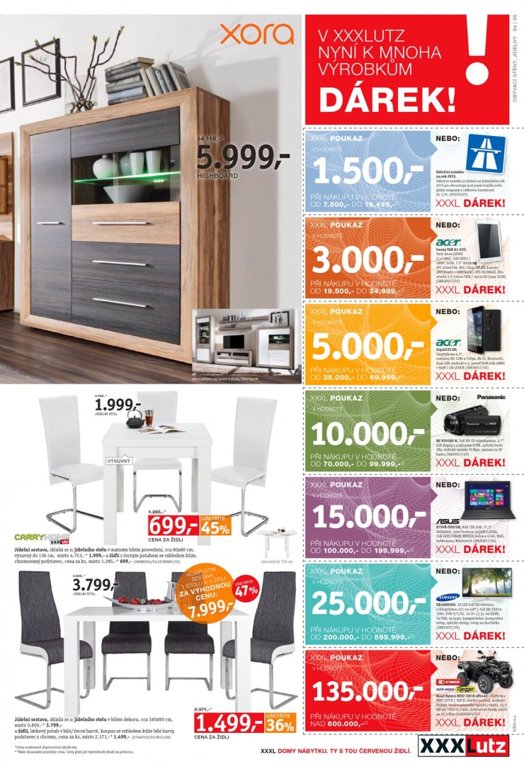 leták XXXLutz Aktuální prospekt od 27.10.2014 strana 1 leták XXXLutz Aktuální prospekt od 27.10.2014 strana 1