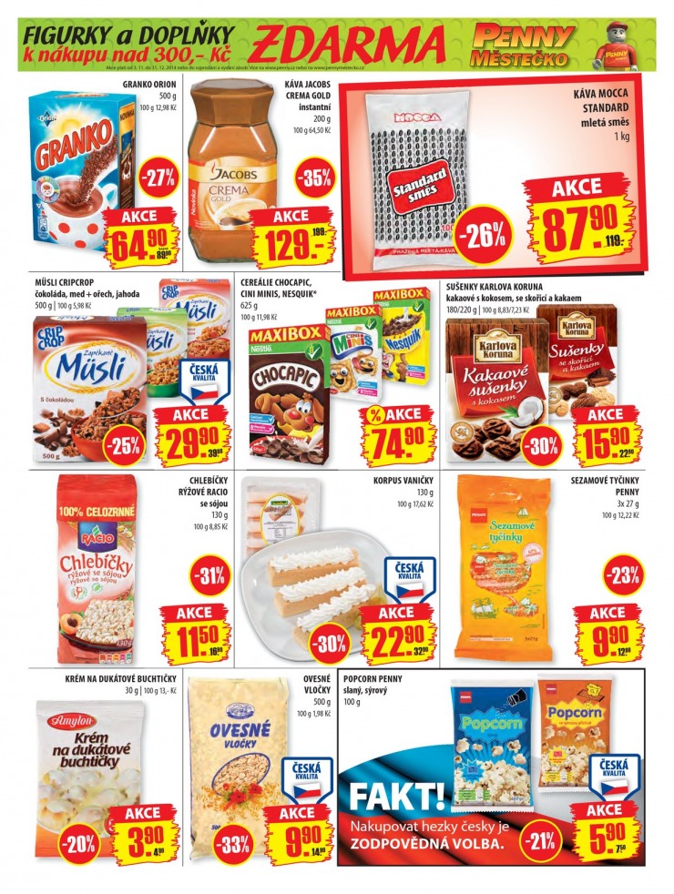 let�k Penny Aktu�ln� nab�dka od 30.10.2014 strana 1