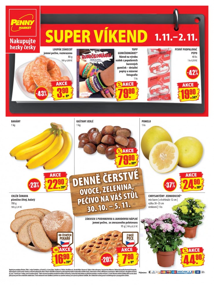leták Penny Aktuální nabídka od 30.10.2014 strana 1 leták Penny Aktuální nabídka od 30.10.2014 strana 1