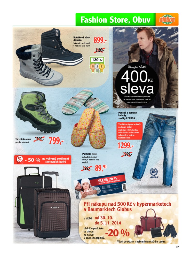 leták Globus Naše noviny od 30.10.2014 strana 1 leták Globus Naše noviny od 30.10.2014 strana 1